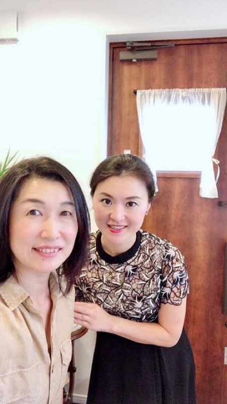 友人のヘアサロンで