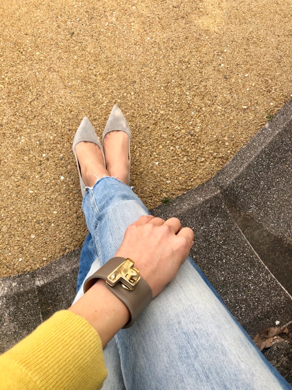 配色を楽しむ Yellow × Gray