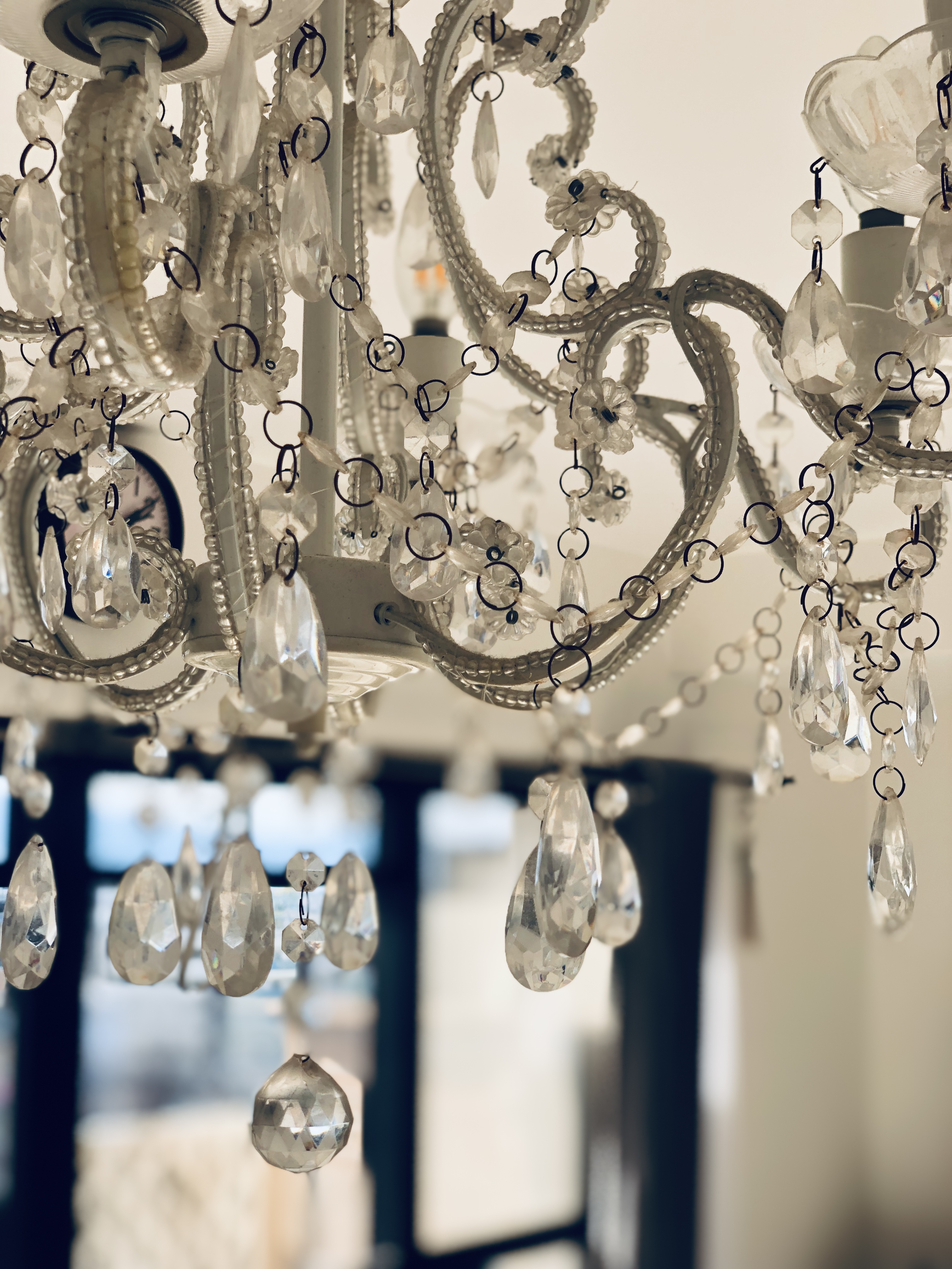 リビングのシャンデリア✨