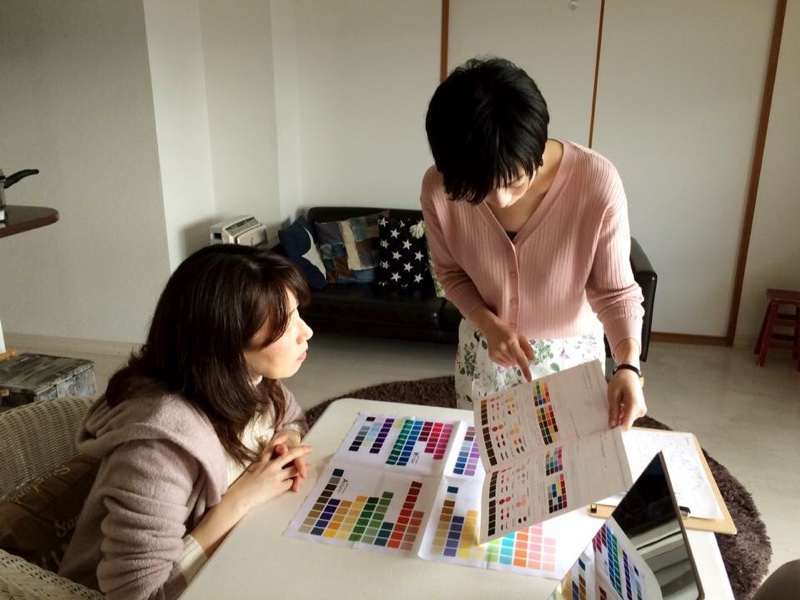 パーソナルカラー診断モニターお２人目