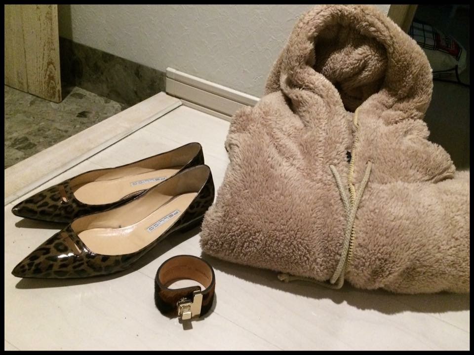 ざっくりパーカー