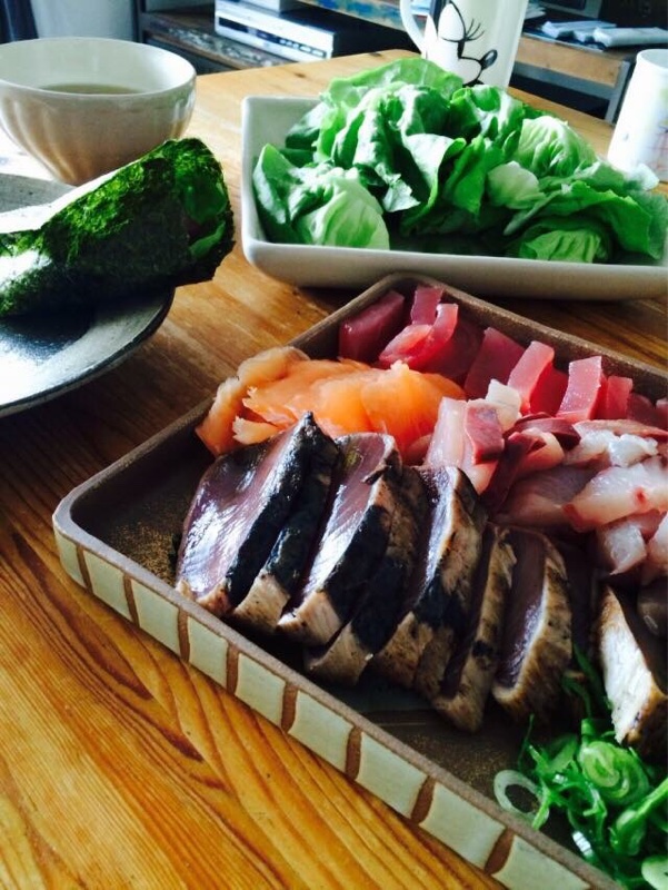 今日は手巻き寿司♪