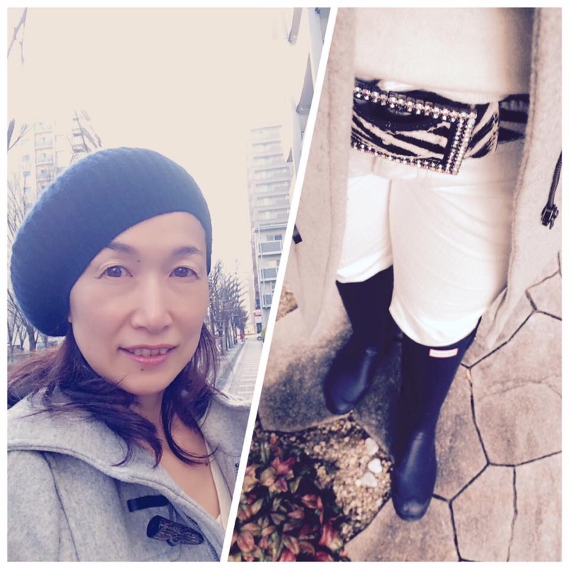 今朝の子供送迎ファッション