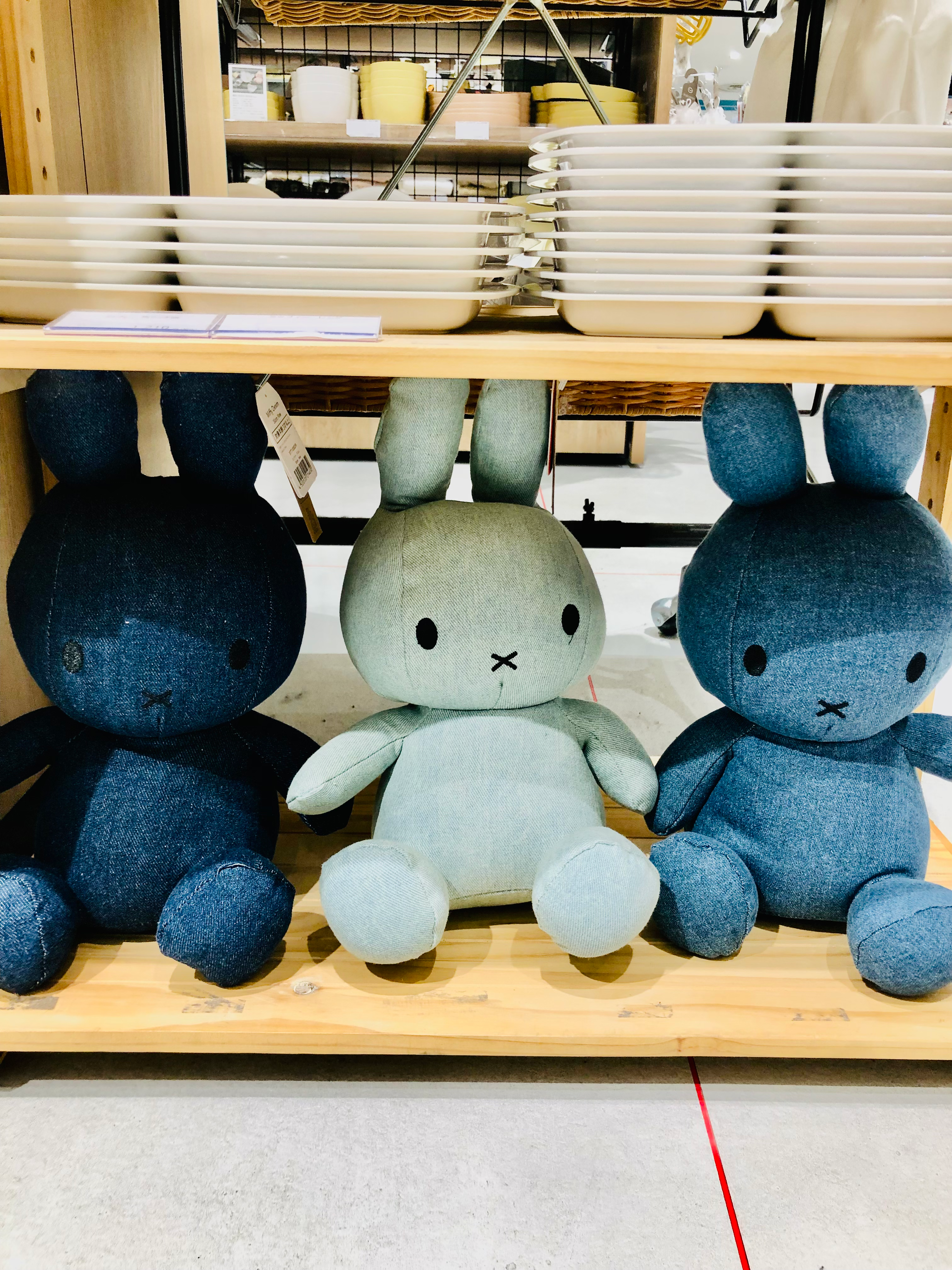 ジーンズ3色のミッフィー😍😍😍