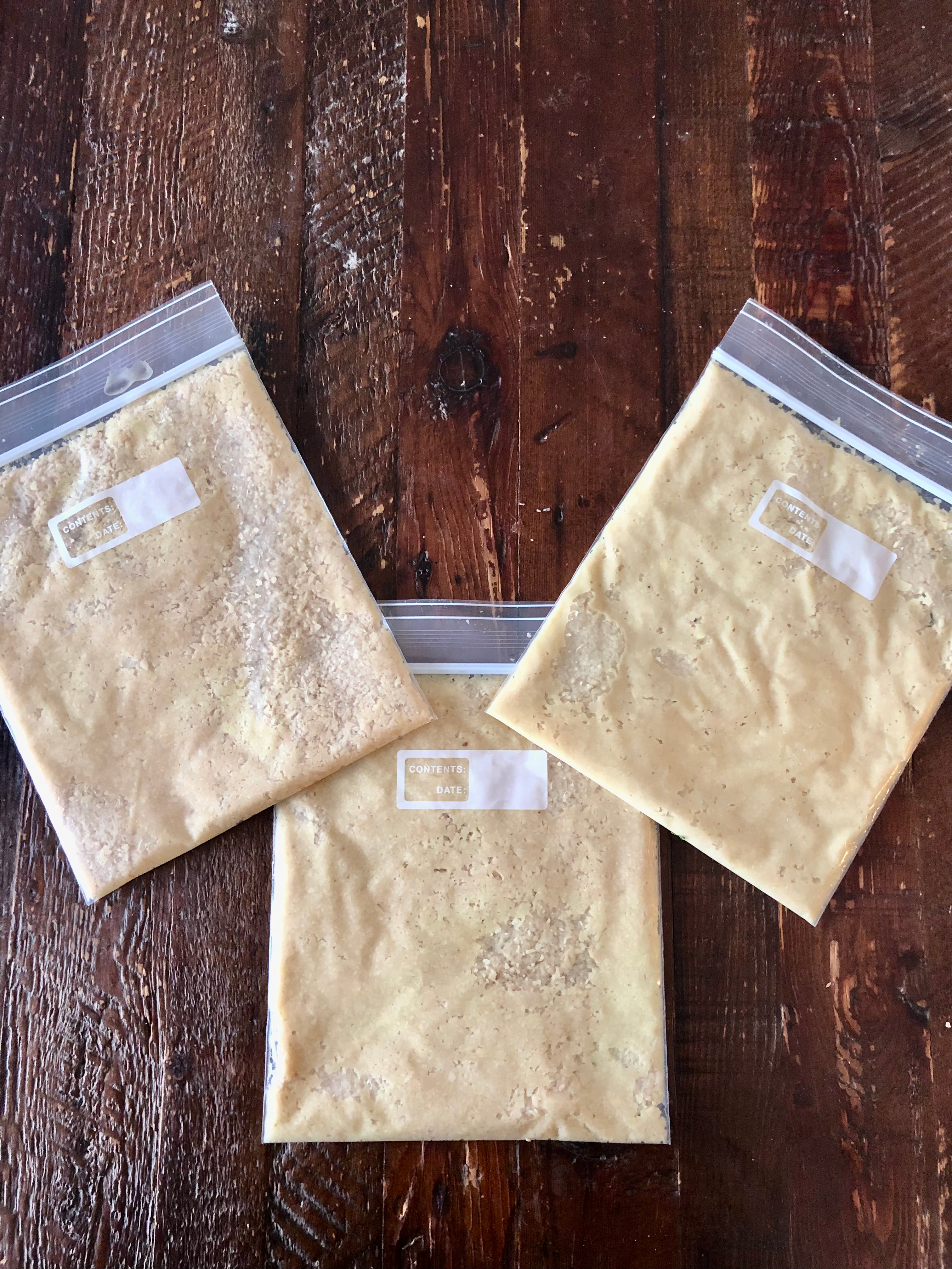 生姜ぺたんこ冷凍✨