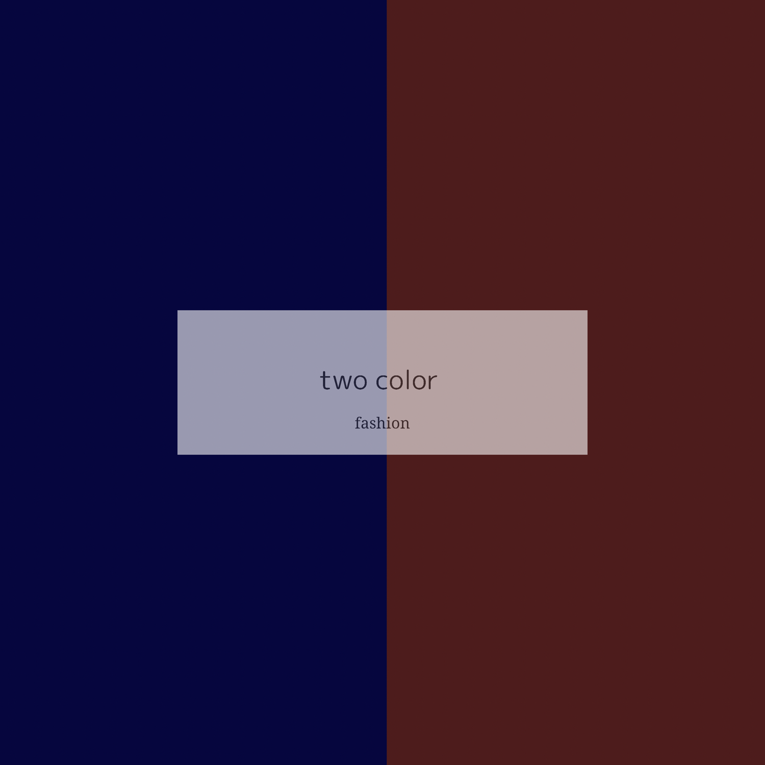 1 color ファッション: Navy × Brown