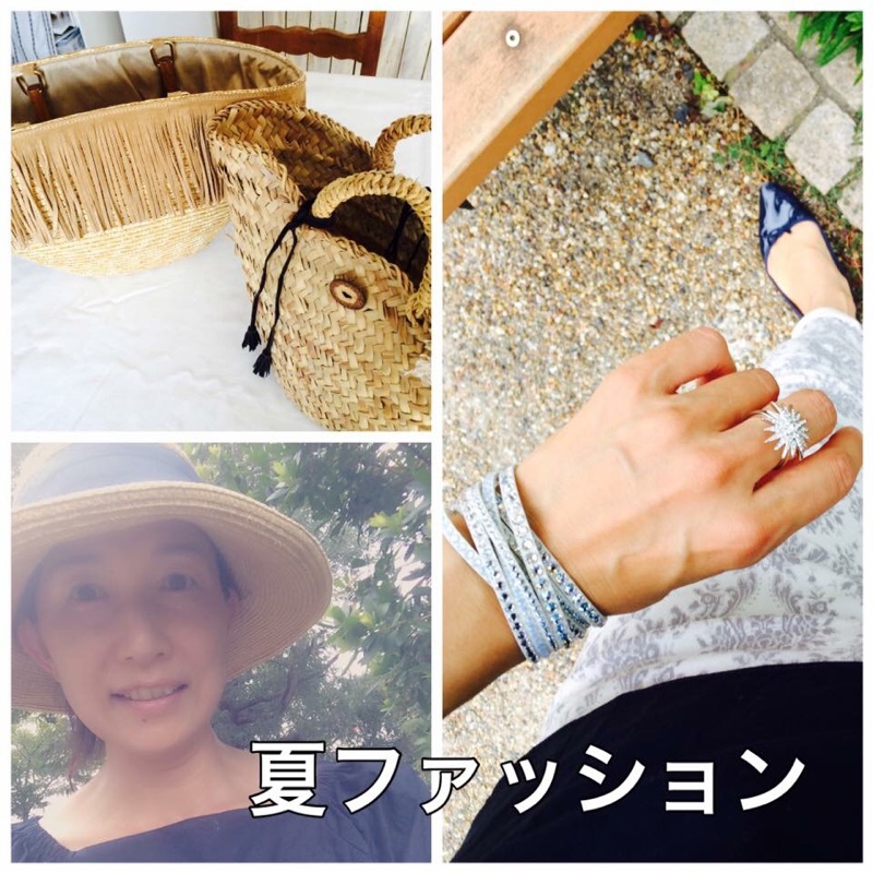 夏ファッション：白を効かせて