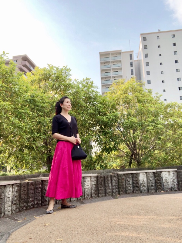 Black * Pink ２色配色