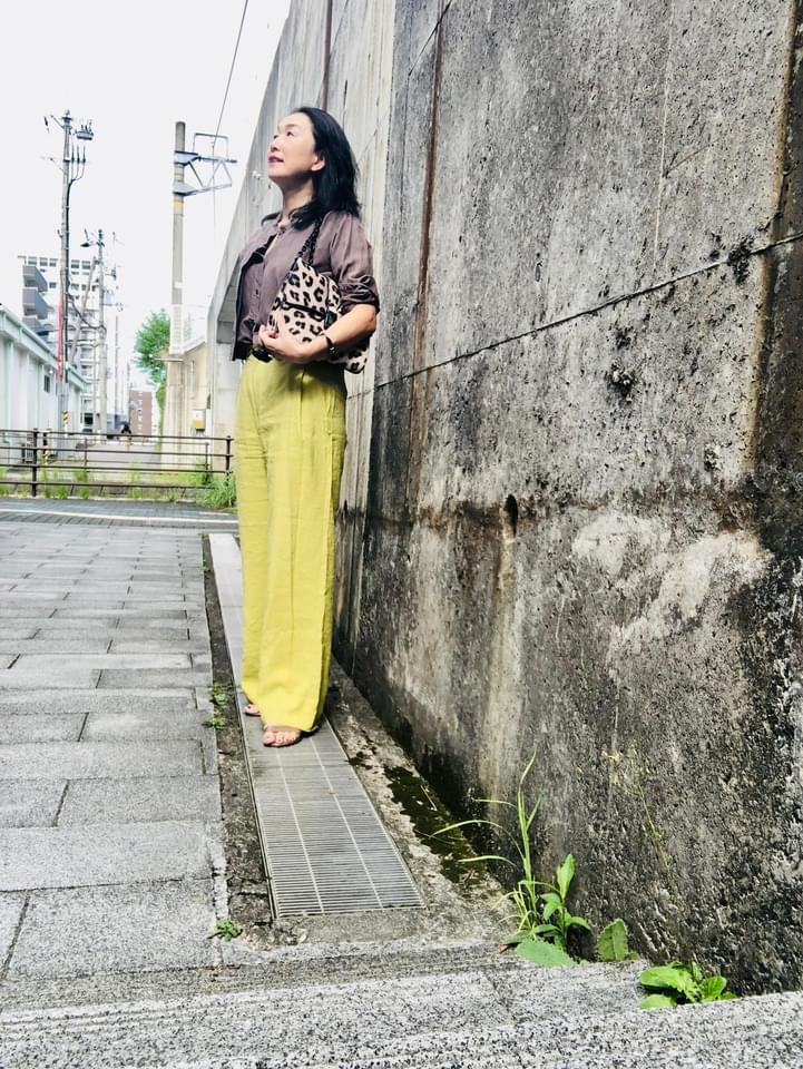 Brown🤎×Yellow💛コーデ