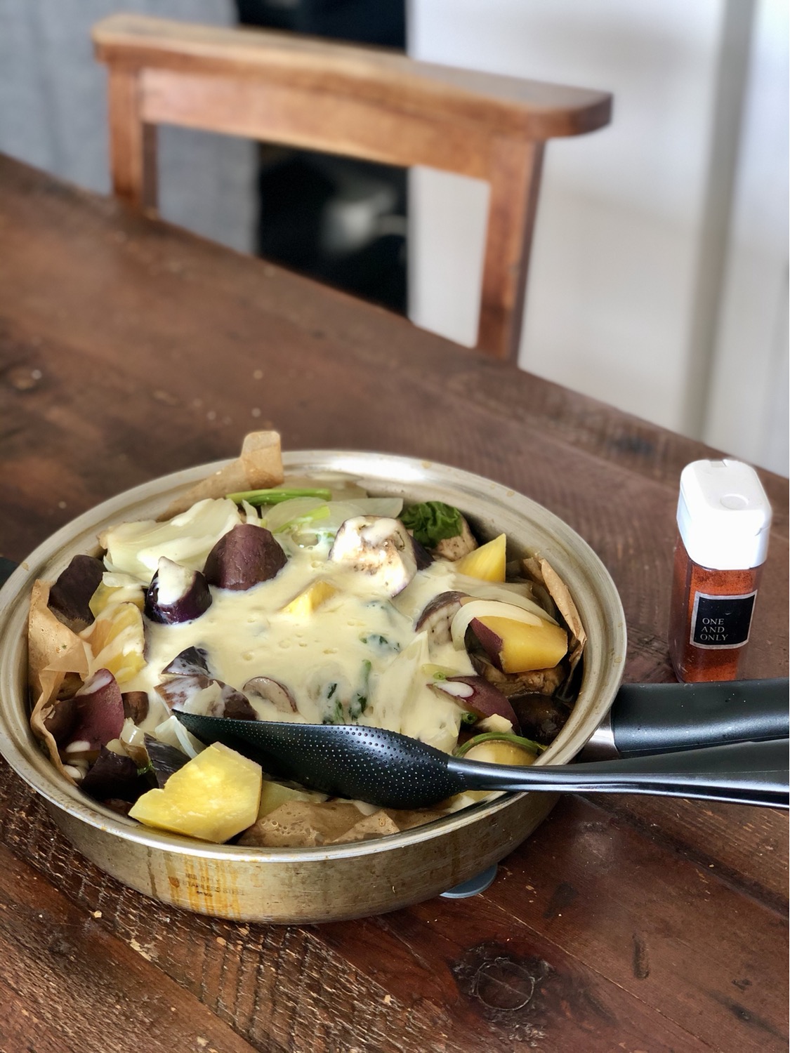 お昼はチーズタッカルビ