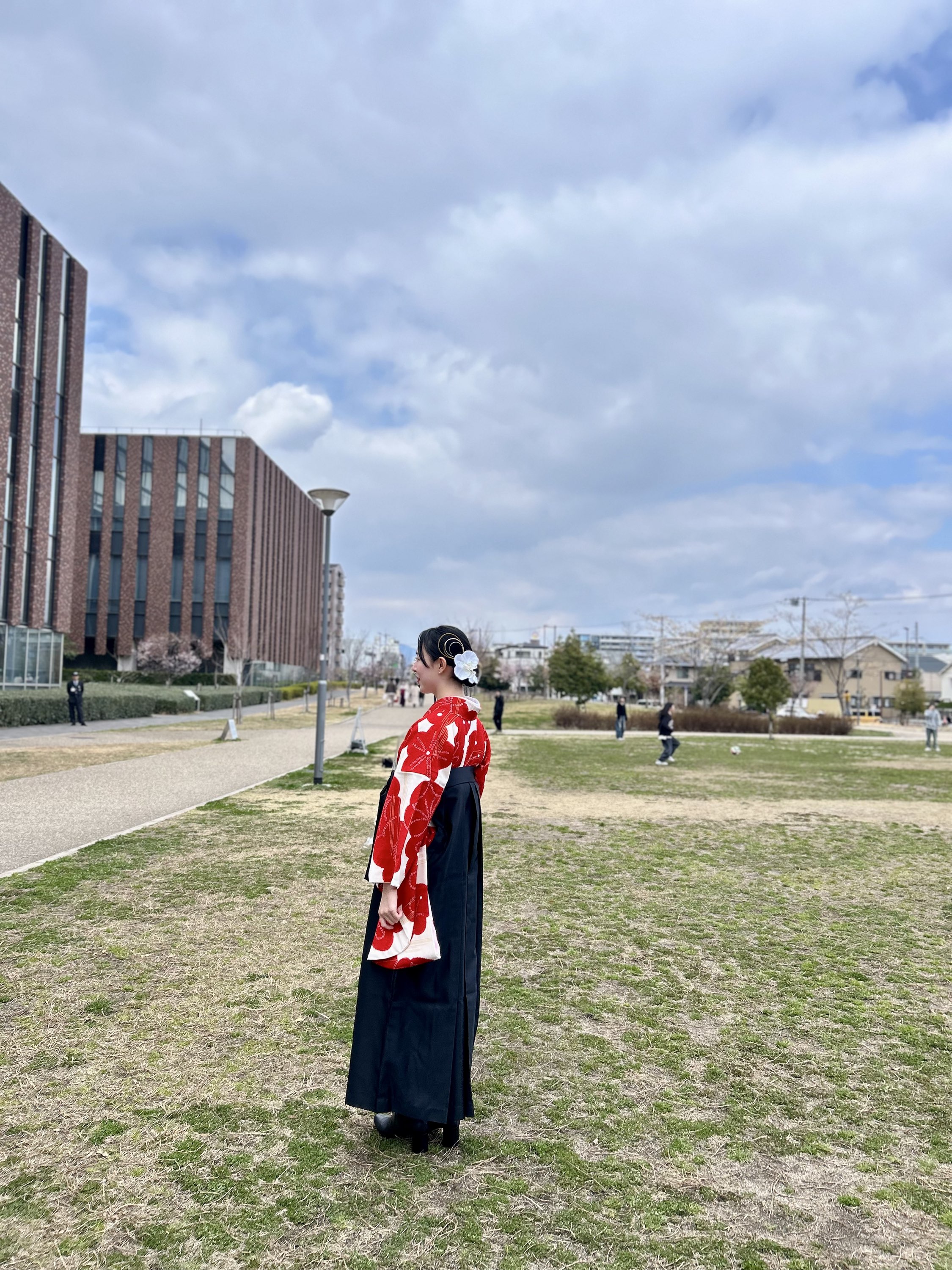 娘の大学卒業式