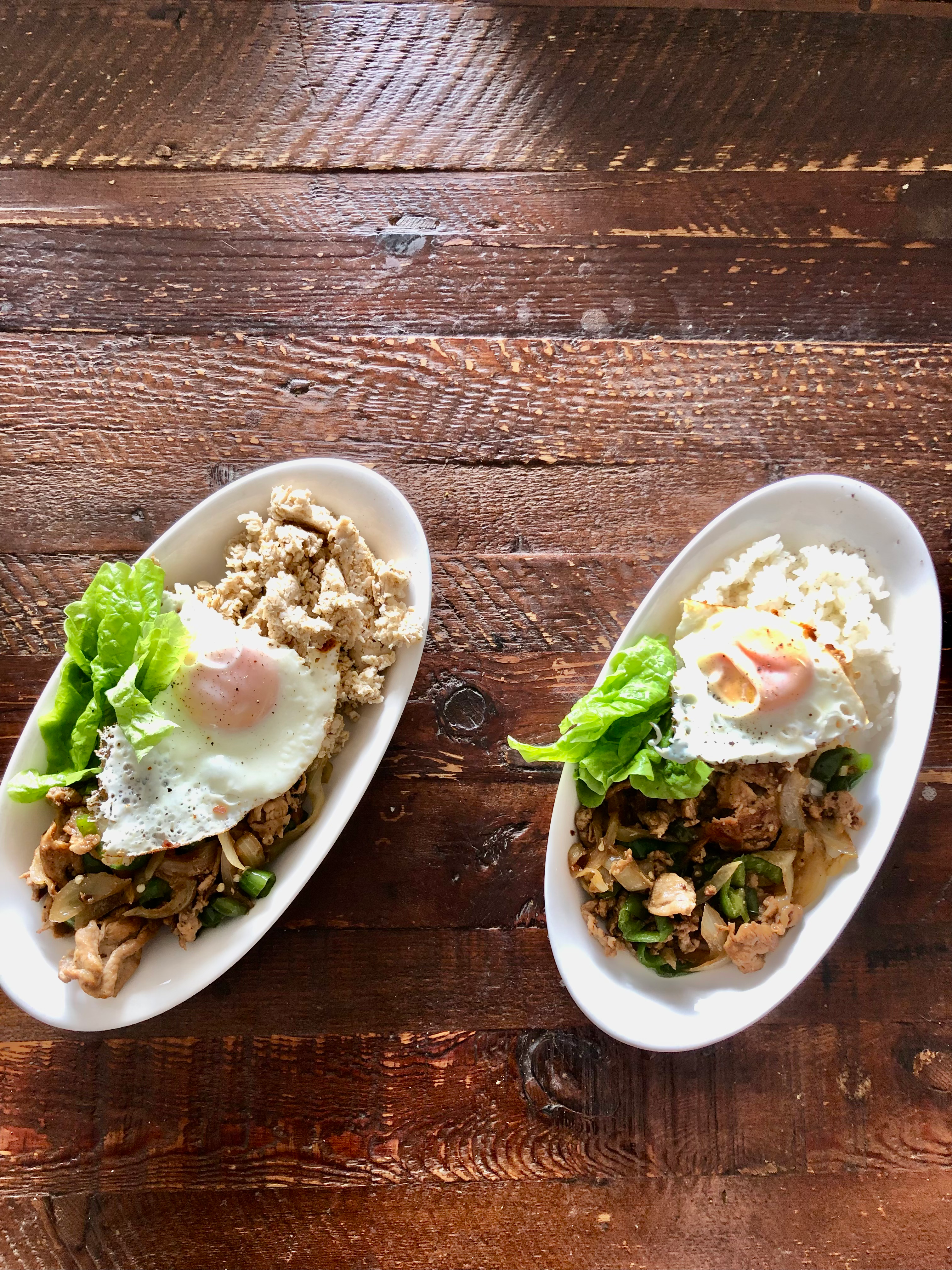 今日の昼ごはんはガパオライス