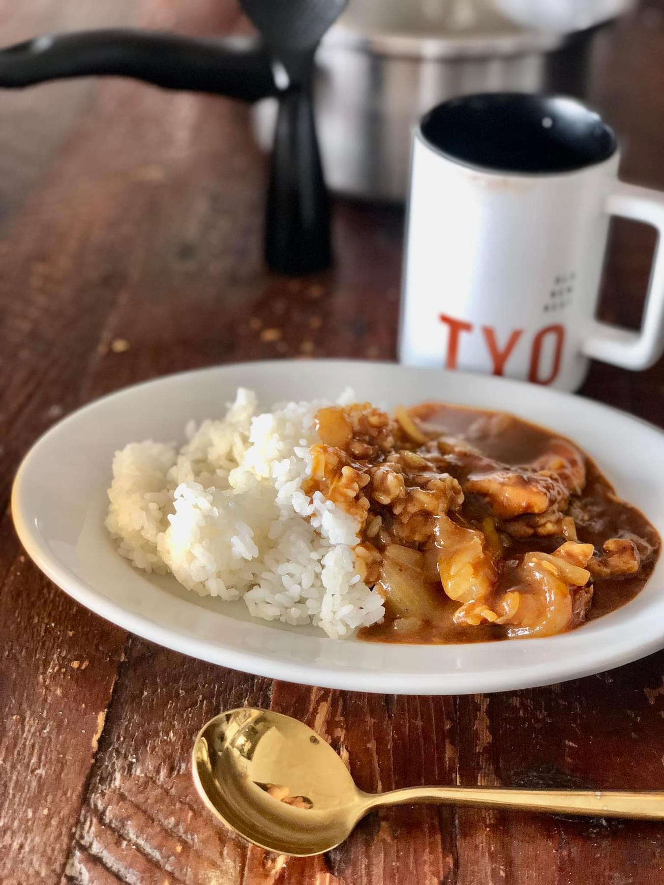 夏休み最後のランチはカレー🍛