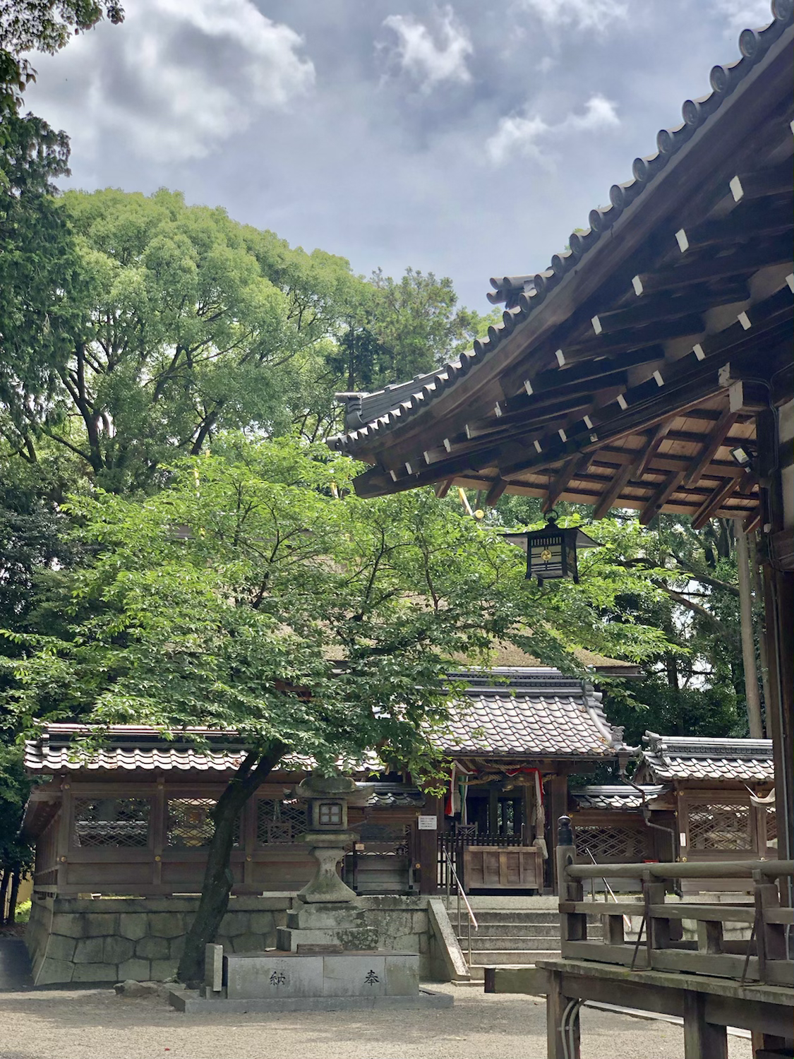 近所の馴染みの神社へ