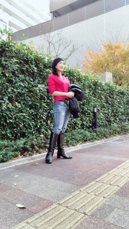 赤な気分のファッション