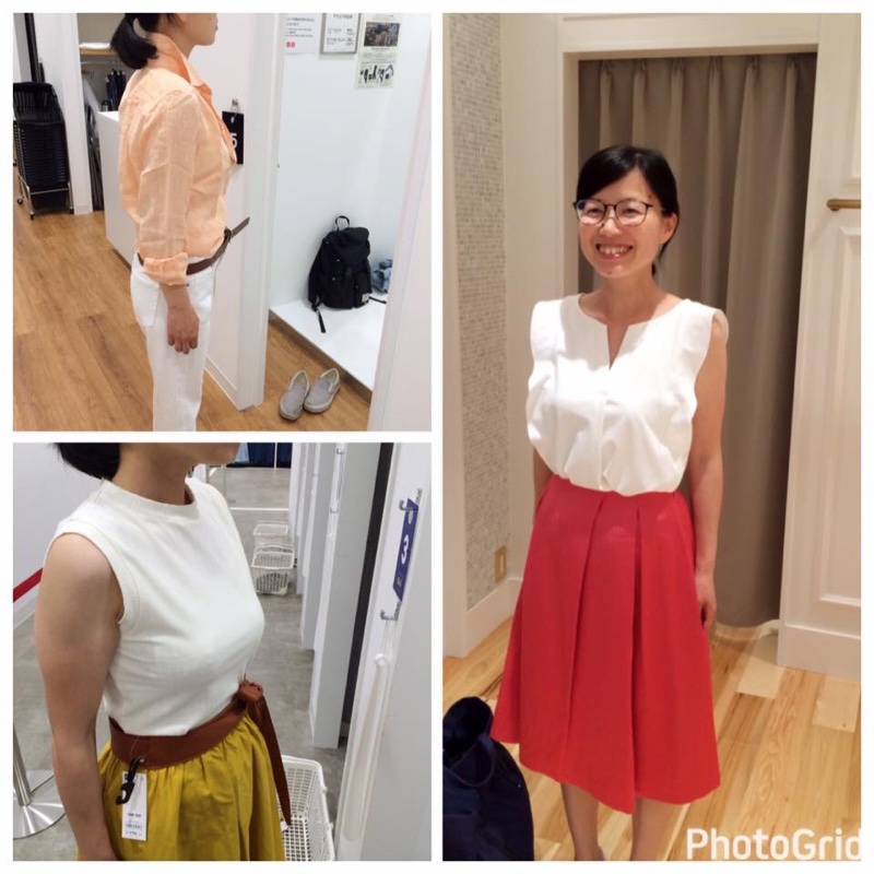 ONOFFファッションコンサル２回目：同行ショッピング