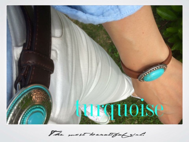 ターコイズコーデ