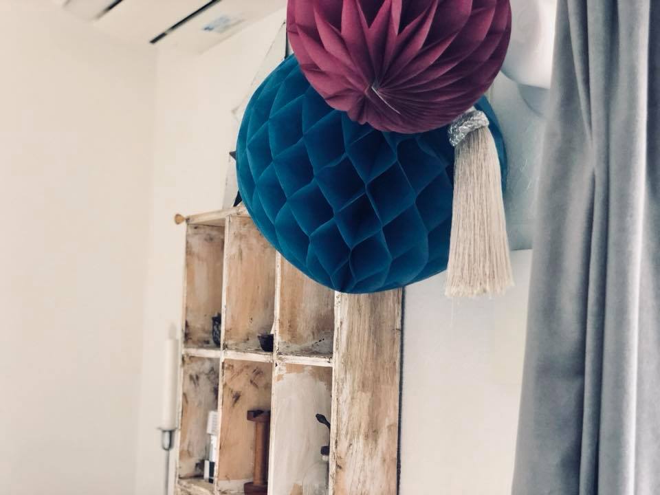 Blue × Purpleのハニカムボール