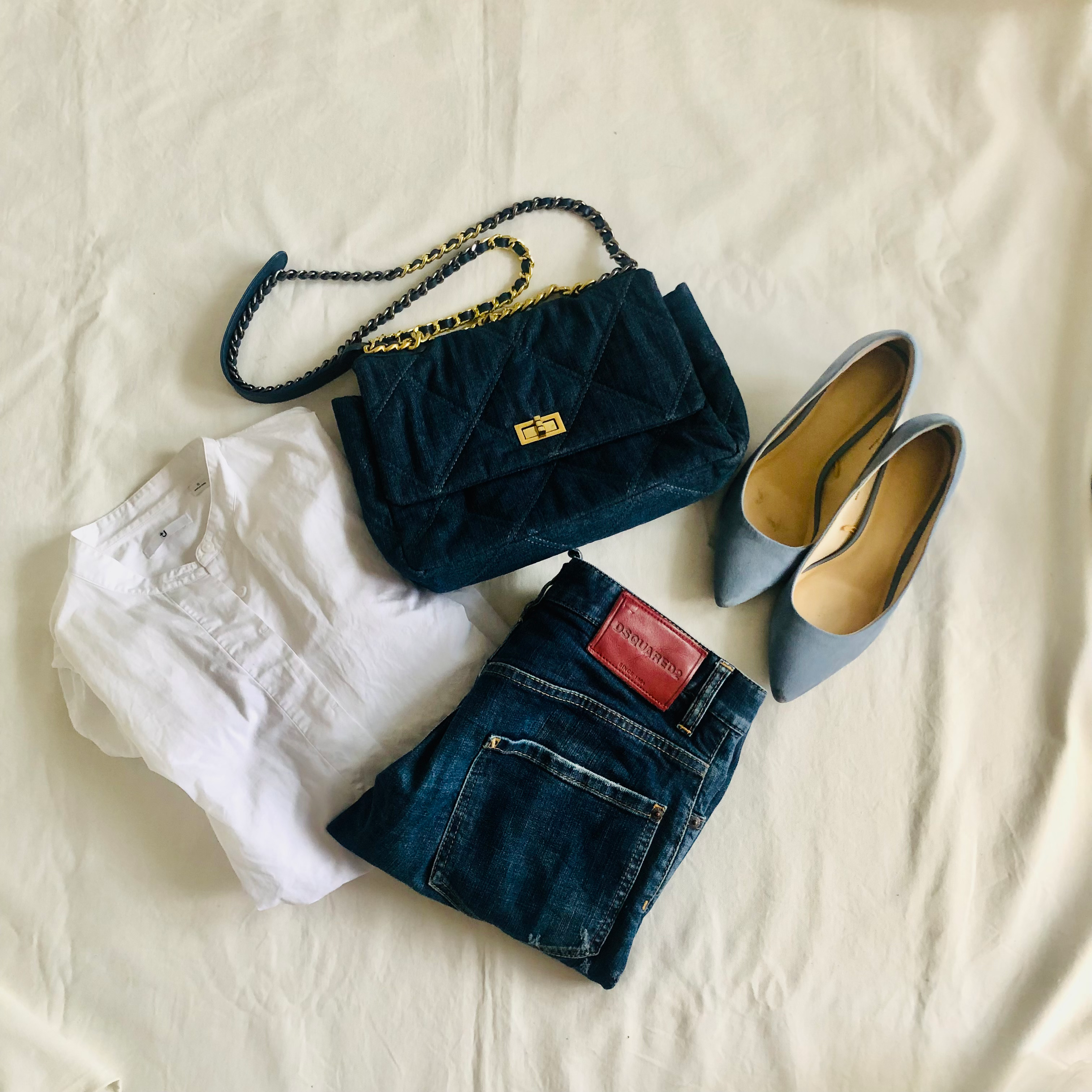 いただきものに福あり:ジーンズコーデ