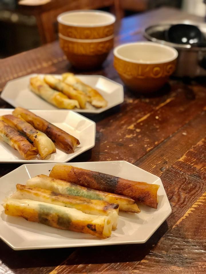 梅しそササミ春巻き