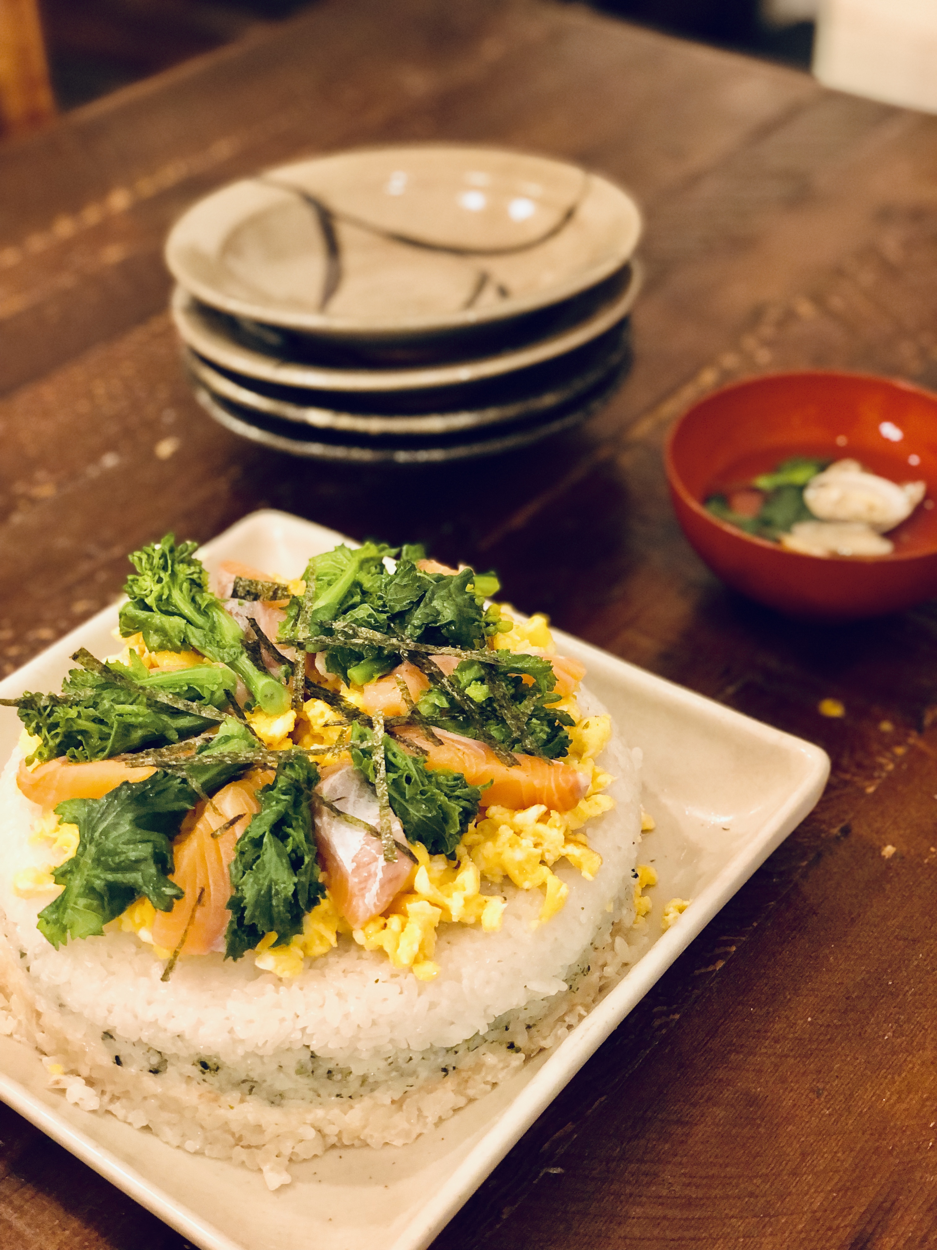 3月3日ひなちらしケーキ🌸