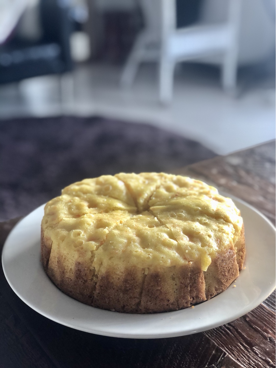 ケーキがふっくら焼けるにおい