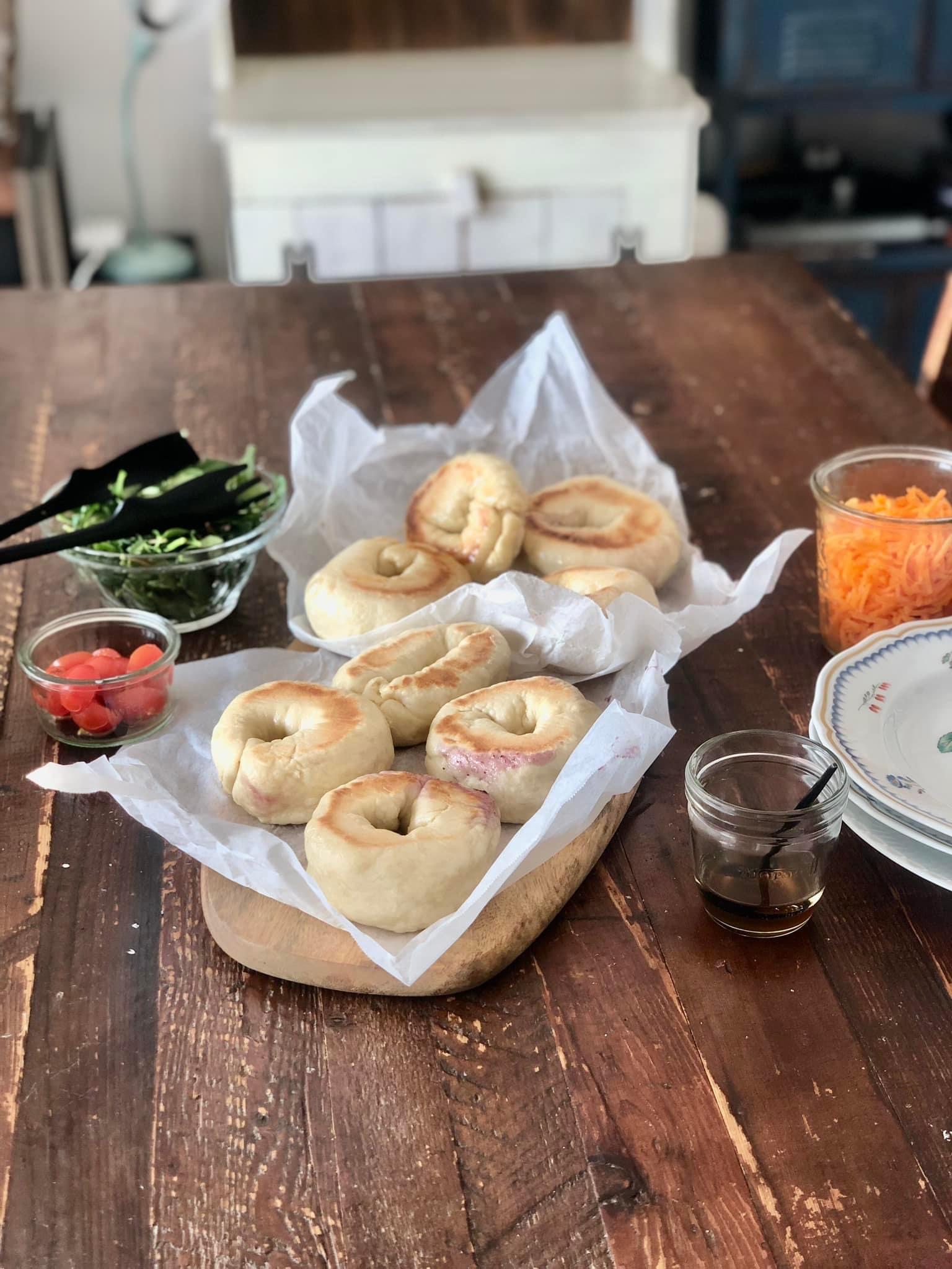 ベーグル＆シフォンケーキ🌸