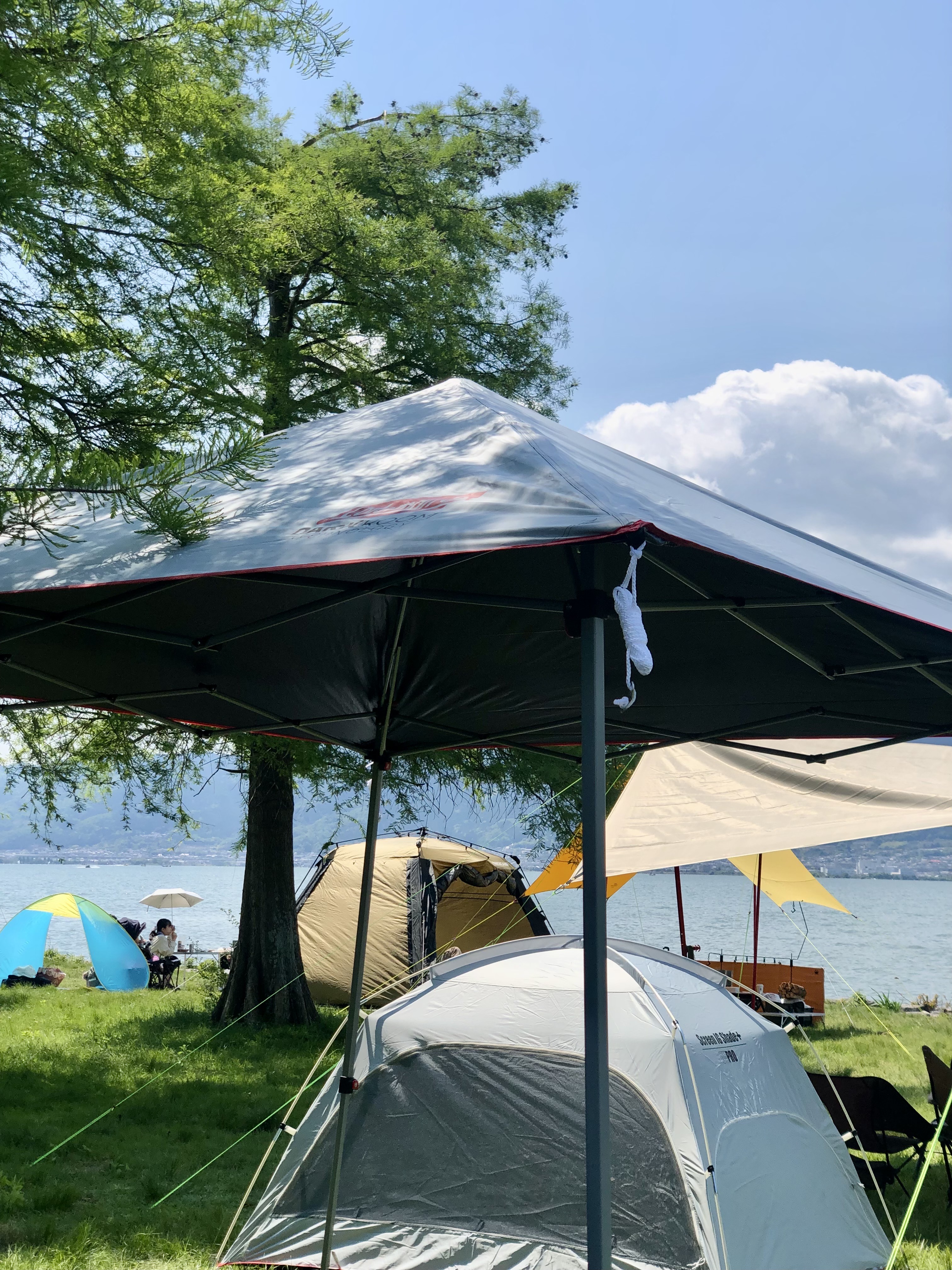 琵琶湖半でかんたんBBQ