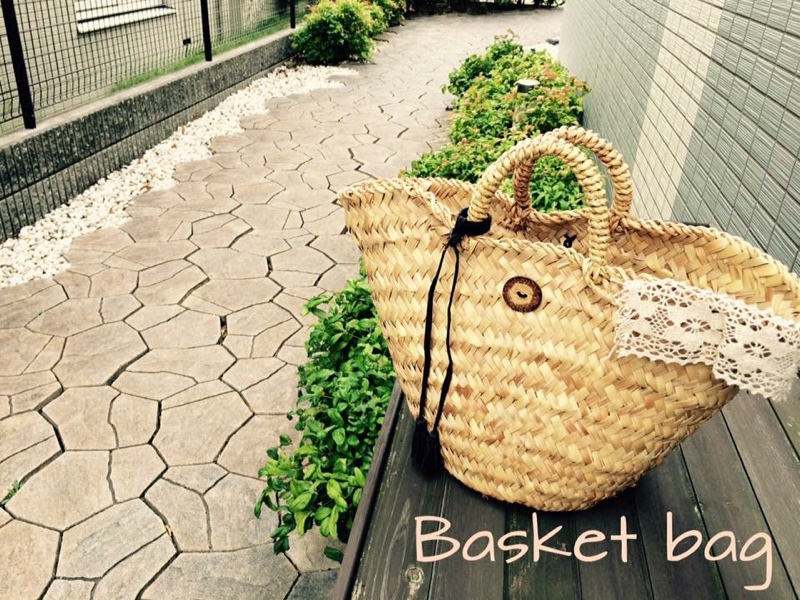 ７年前に買ったカゴバッグ