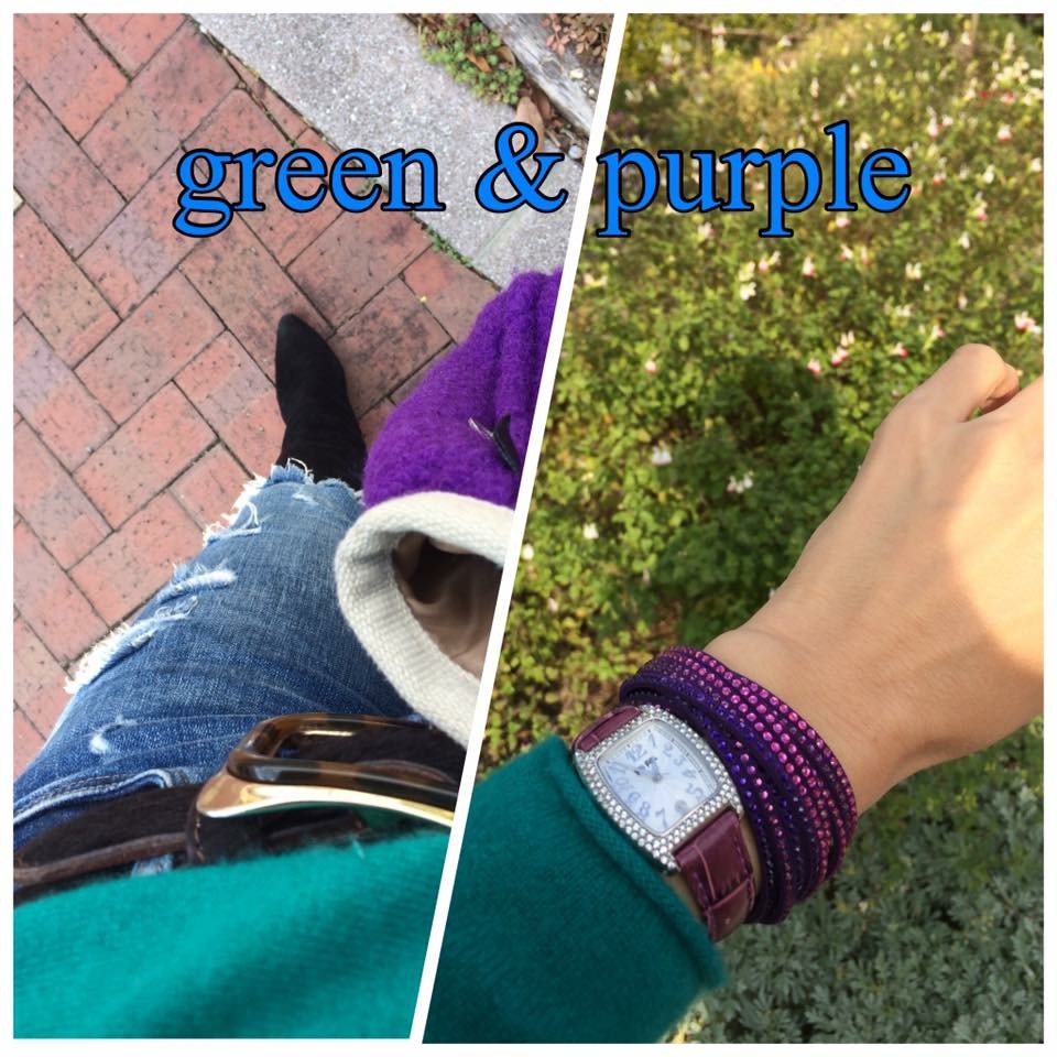 Green & Purple