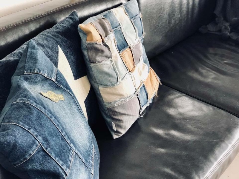 blue × jeansのクッション♪