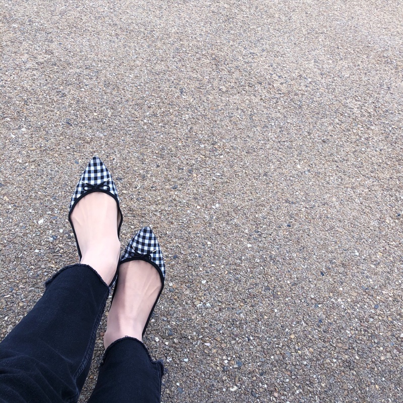 GUのボインテッドトウバレエシューズ