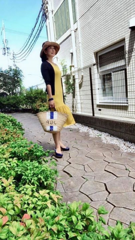 Yellow × Blueのコーディネート