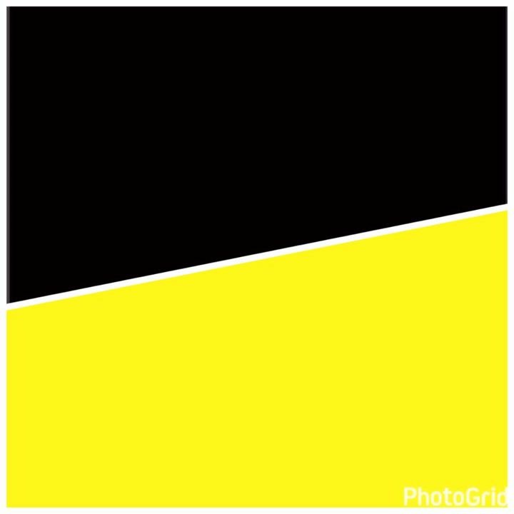 Black × Yellow配色