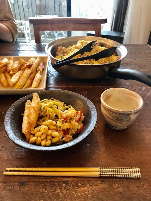 自宅で月１料理