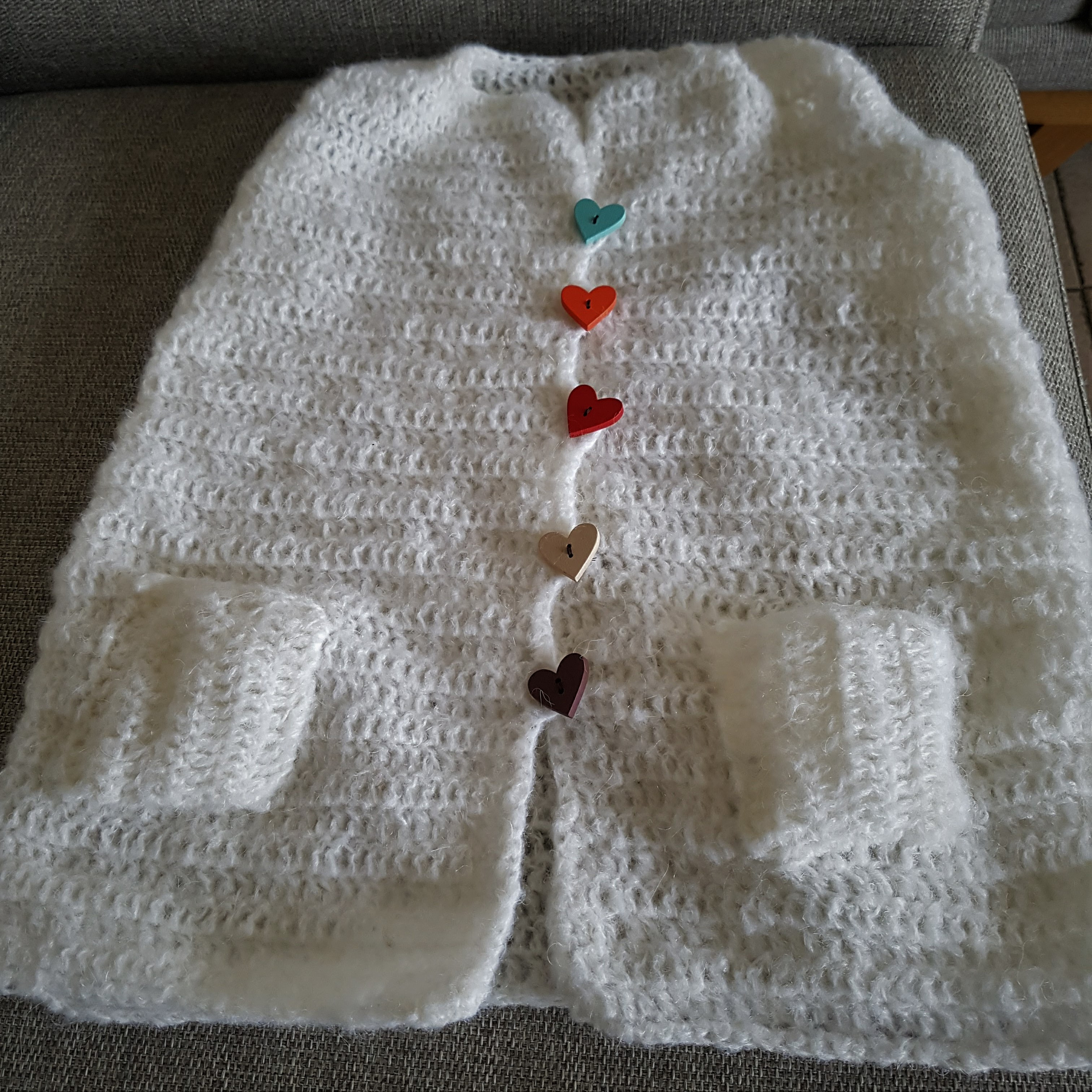 Alpaca Vest with Pockets & Buttons