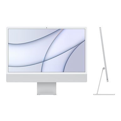 iMac 24" con display Retina 4,5K: Chip Apple M1 con CPU 8-core 256GB
