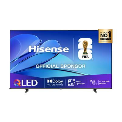 HISENSE 75E7Q TV QLED, SMART TV, 75 ", QLED, Processore Quad Core / MT9603, NERO