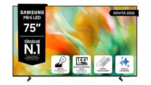 SAMSUNG UE75M80HAUXZT TV MINI LED, SMART TV, 75 ", Mini LED, Processore NQ4 AI G