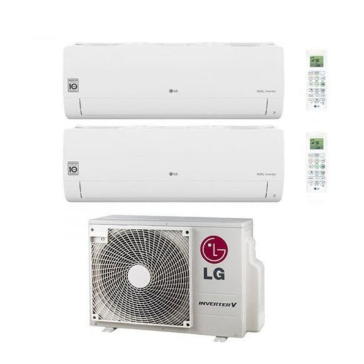 Condizionatore Dual Split LG Libero Smart 9+12 con MU2R17 R-32 Wi-Fi Integrato
