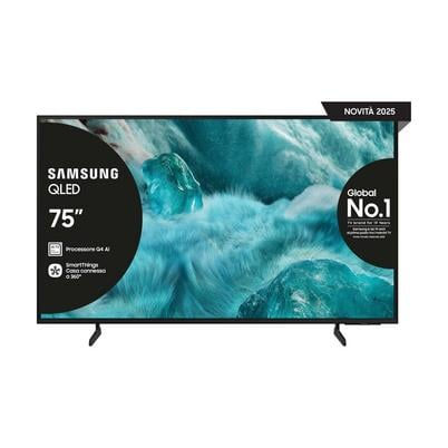SAMSUNG Q7FAAUXZT, Smart TV QLED 75'', Vision AI Smart, 4K, Processore Q4 AI, 4K