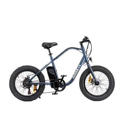 Bicicletta Elettrica NILOX J3 PLUS blu, ruote da 20",velocità max 25 Km/h