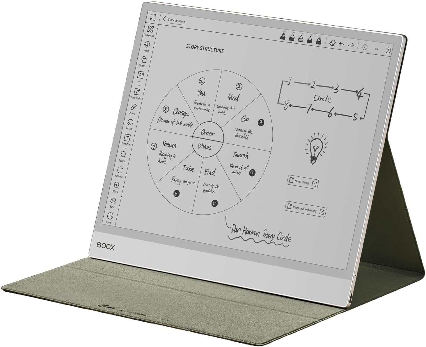 BOOX Note Max Pacchetto Tablet 13.3" Notebook B/W 300 ppi 128 GB Android 13 E-In