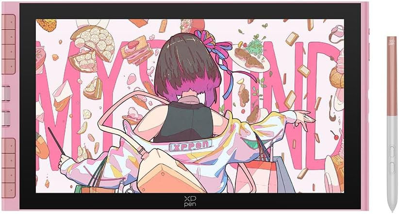 XPPen Artist 12 3rd Tavoletta grafica con schermo da 12 pollici Rosa