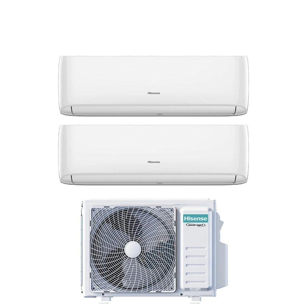 Miniatura: Condizionatore Dual Split Hisense Hi-Comfort 9+9 con 2AMW52U4RXC R-32 Wi-Fi Inte