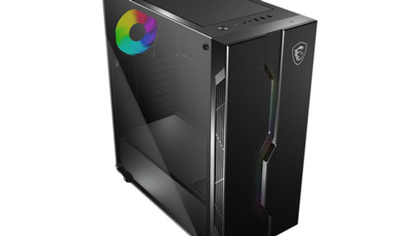 MSI CASE ATX MID-TOWER VAMPIRIC 010X, 7 SLOT HDD, SIDE TEMPERED GLASS, 1X120MM