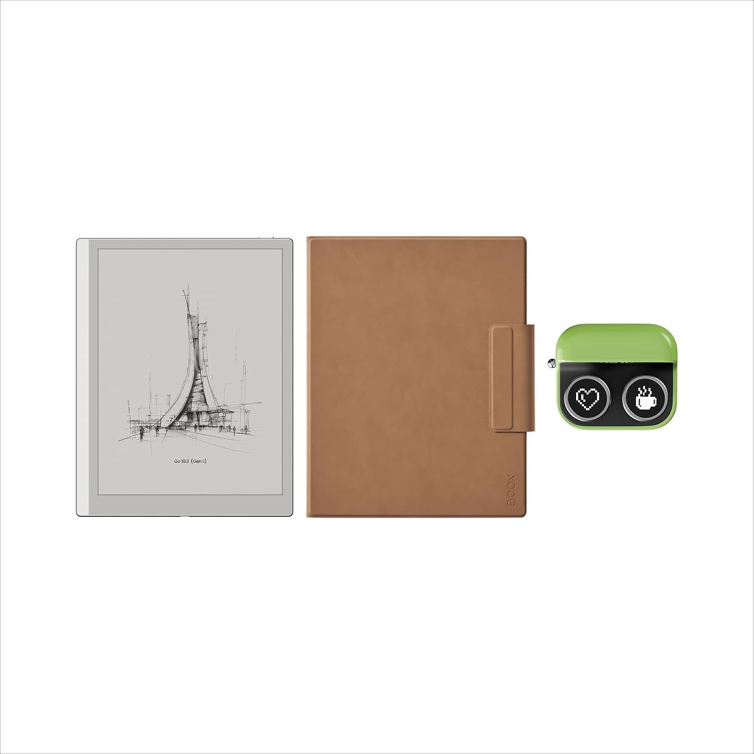 BOOX Go 10.3 Gen2 Tappy Pacchetto Tablet ePaper 10.3" 300 PPP 64 GB Android 15 (
