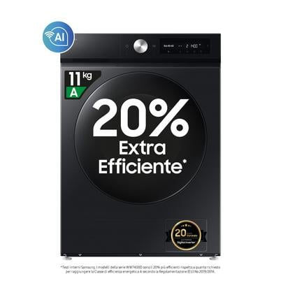 SAMSUNG WW11DB7B94GBU3 LAVATRICE, Caricamento frontale, 11 kg