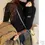 Thumbnail: Half-turtleneck oversized sweater