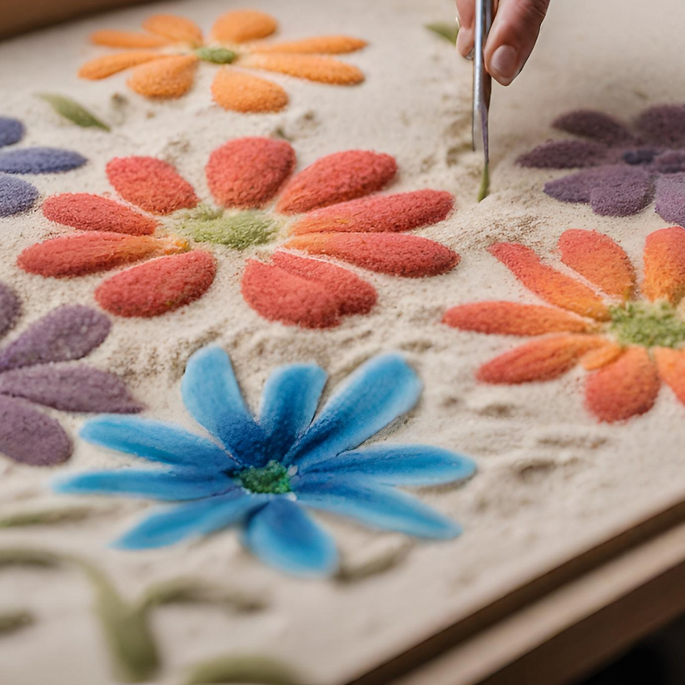 Sand Art On Canvas Workshop